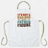 そのパパではないbodその父姿父の日 エプロン (正面)