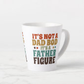 そのパパではないbodその父姿父の日 カフェラテマグ (右アングル)