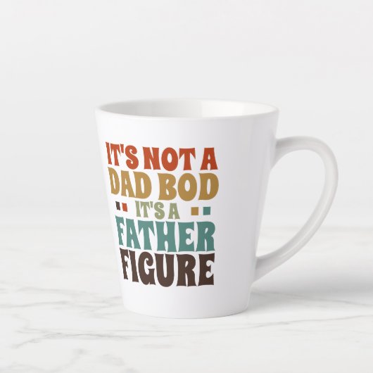そのパパではないbodその父姿父の日 カフェラテマグ (右)