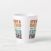 そのパパではないbodその父姿父の日 カフェラテマグ (正面)