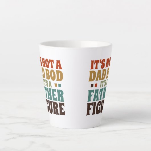 そのパパではないbodその父姿父の日 カフェラテマグ (正面)