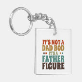 そのパパではないbodその父姿父の日 キーホルダー (正面左)