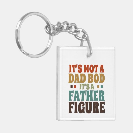そのパパではないbodその父姿父の日 キーホルダー (正面左)