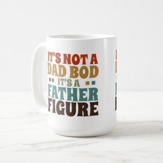 そのパパではないbodその父姿父の日 コーヒーマグカップ (正面左)