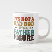 そのパパではないbodその父姿父の日 ジャンボコーヒーマグカップ (右)