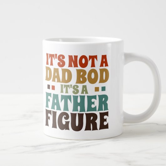 そのパパではないbodその父姿父の日 ジャンボコーヒーマグカップ (右)