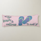 そのビーチは人魚のビーチサンダルと呼んでいる ボディピロー (裏面)