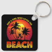 そのビーチを愛する女の子 キーホルダー (裏面)