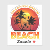 そのビーチを愛する少年 シール (シート)