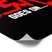 そのビートはハート手術の生存者の心拍に続く ポスター (角)