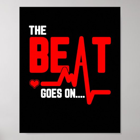そのビートはハート手術の生存者の心拍に続く ポスター (正面)