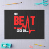 そのビートはハート手術の生存者の心拍に続く 薄葉紙 (クラフト)