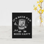 そのビールは女性Mを飲むこおもしろいとが出来ない カード (黄色い花)