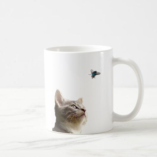 そのフライ猫を捕まえろ!コーヒーマグ コーヒーマグカップ (右)