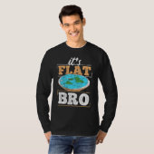 そのフラットbro – 宇宙の陰謀宇宙地球1 tシャツ (正面フル)