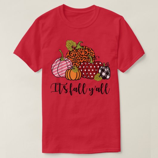 そのフルオールハッピー秋秋ヒョウかぼちゃ Tシャツ (デザイン正面)