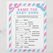 そのベビーの曲に名前を付ける[Gender Surprise] レターヘッド (正面/裏面)