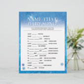 そのベビーの曲に名前を付ける[Snowy Blue] レターヘッド (スタンド正面)