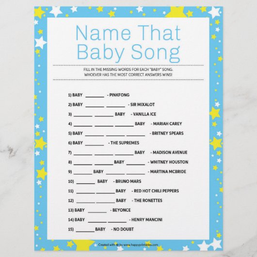 そのベビーの歌に名前を付ける[星空の夜青] レターヘッド (正面)