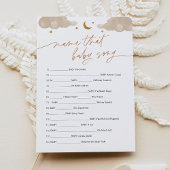 そのベビーソングのゲームTwinkleリトルスターの名前 招待状