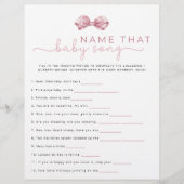 そのベビーソングゲームの名前 – ピンクコケットベビーショー チラシ (正面)