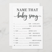 そのベビーソング赤ちゃんシャワーのゲームプログラムの名前 プログラム (正面/裏面)