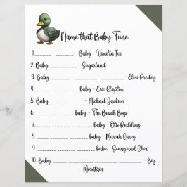 そのベビーチューニングベビーシャワーゲーム