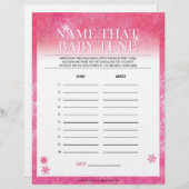 そのベビーチューンの名前[Snowy Pink] レターヘッド (正面/裏面)