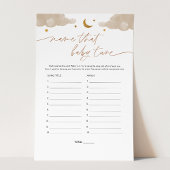 そのベビーチューントゥインクルスターベビーシャワーゲーム