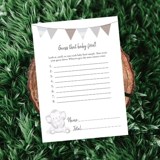 そのベビーフードゲームベビー象カード プログラム