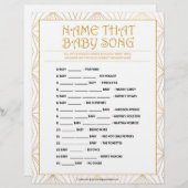 そのベビー曲に名前を付ける[ゴールデンライン] レターヘッド (正面/裏面)