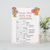 そのベビー曲に名前を付ける[テディベア] レターヘッド (スタンド正面)