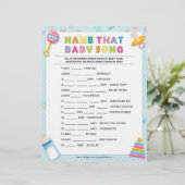 そのベビー曲の名前[ベビーの基本ブルー] レターヘッド (スタンド正面)