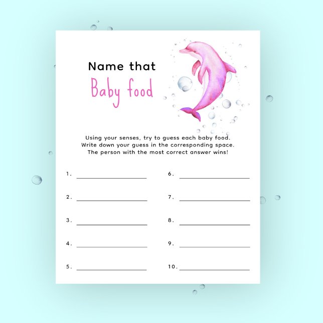 そのベビー食べ物に名前を航海の付ける – 赤ちゃんシャワーゲーム (クリエイターアップロード済み)