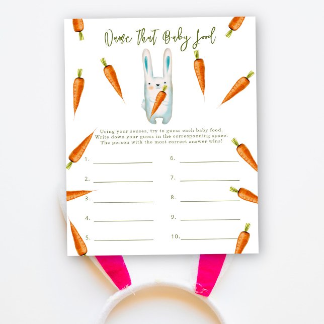 そのベビー食品の名前 – バニー赤ちゃんシャワーゲーム (クリエイターアップロード済み)