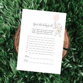 そのベビー食品ベビー振り掛けゲームカードを推測