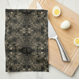 そのベルベ感じティなクラシックベージュの色合いをミラーリング キッチンタオル