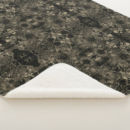 そのベルベ感じティなクラシックベージュの色合いをミラーリング シェルパブランケット