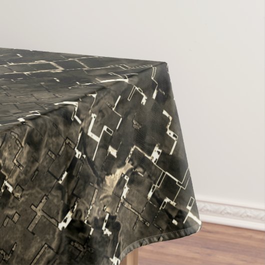 そのベルベ感じティなクラシックベージュの色合いをミラーリング テーブルクロス (インサイチュ)