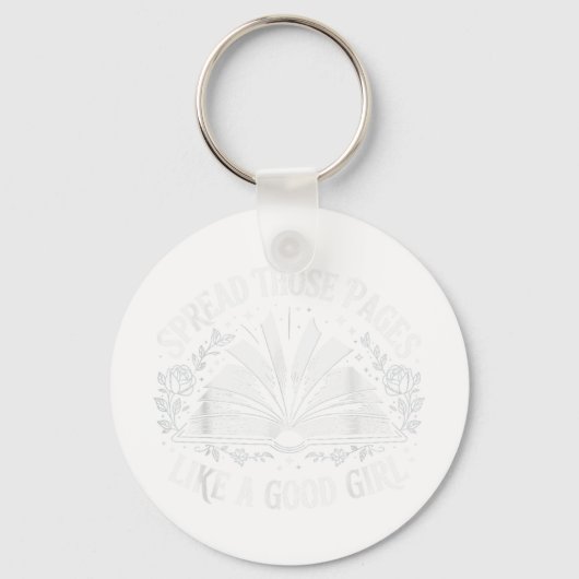 そのページを良い女の子のように広める キーホルダー (正面)