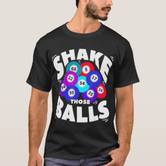 そのボールを振おもしろいるビンゴTシャツ Tシャツ