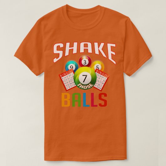 そのボールを振おもしろいる Tシャツ (デザイン正面)