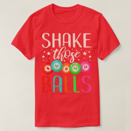 そのボールを振るビンゴ Tシャツ (デザイン正面)