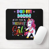そのポップ・アートの誕生日ガールフィジットファミリーマックのママ マウスパッド (マウス)