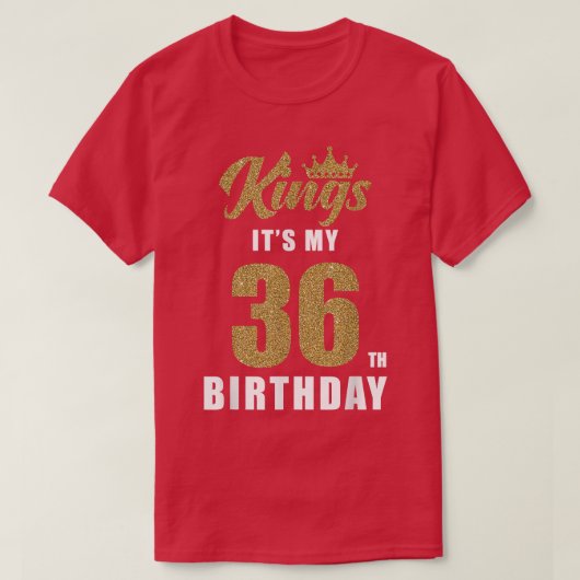 そのマイキングス誕生日36誕生日36歳Pa Tシャツ (デザイン正面)