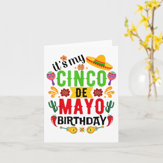 そのマイシンコデマヨ誕生日おもしろいシンコデマヨ カード (黄色い花)