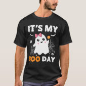そのマイブーデイシャツハロウィーン誕生日幽霊ピンク Tシャツ (正面)