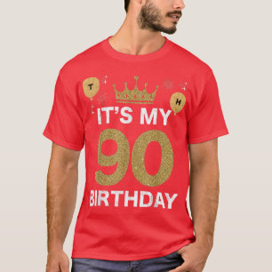 そのマイ誕生日第90王BDayパーティークラウンマン Tシャツ