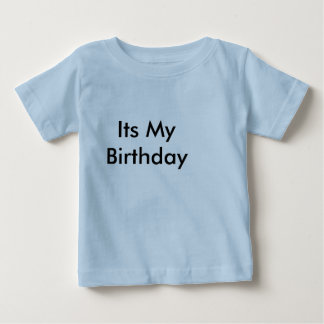 そのマイ誕生日Tシャツと前後文字 ベビーTシャツ