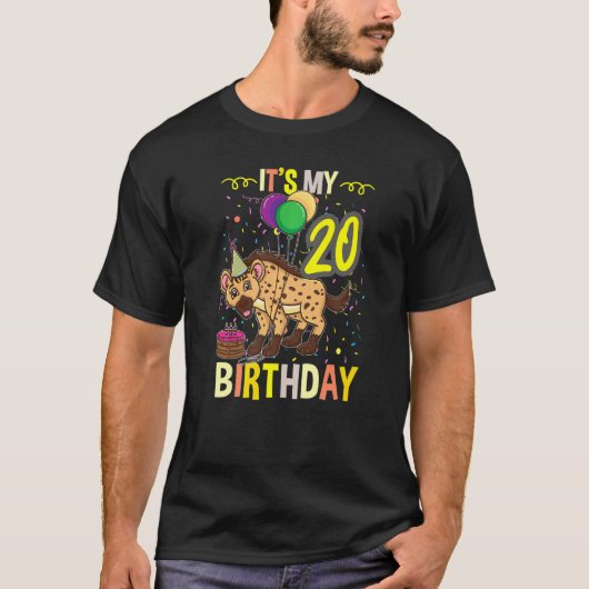 そのマイ20番誕生日ハイエナ Tシャツ (正面)